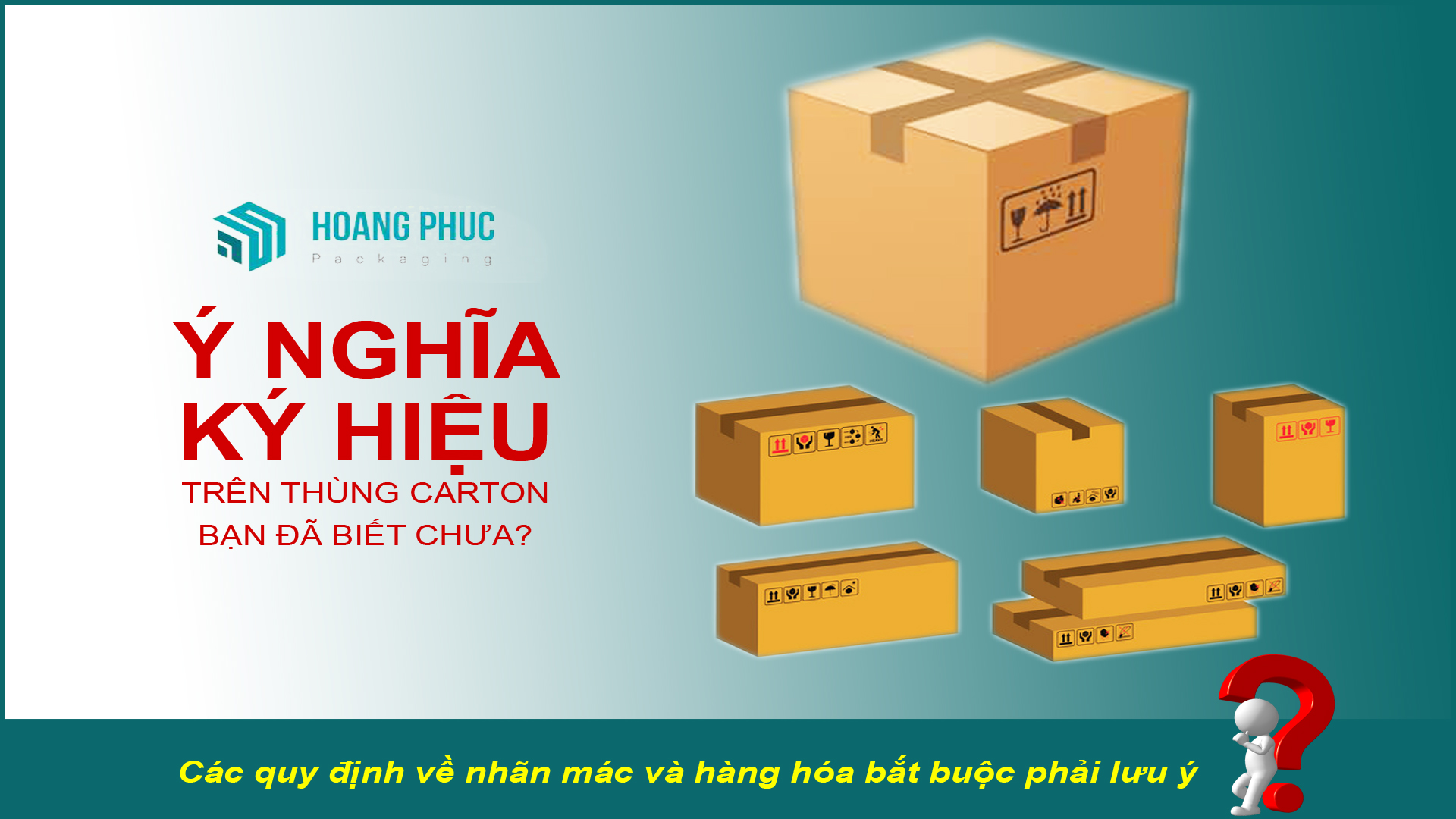 Các ký hiệu trên thùng carton 