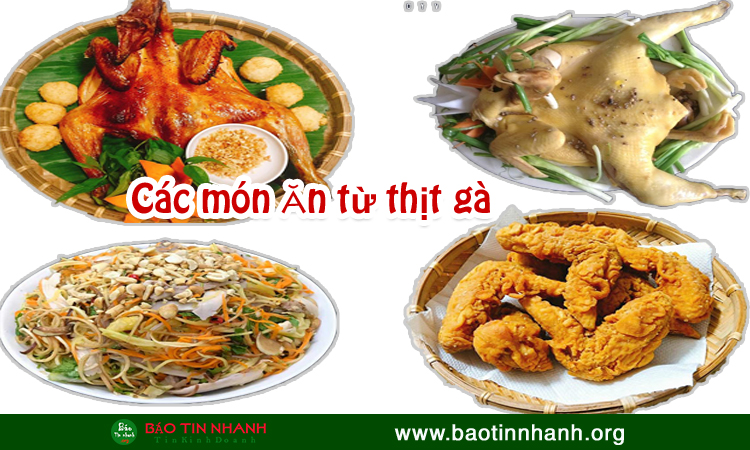 Các món ăn từ thịt gà