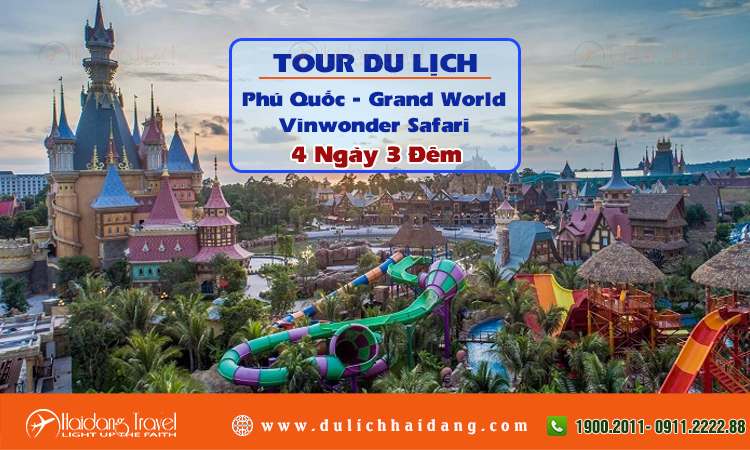 Tour du lịch Phú Quốc Vinwonder Safari 4 ngày 3 đêm