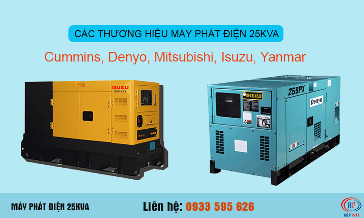 Máy phát điện 25kva