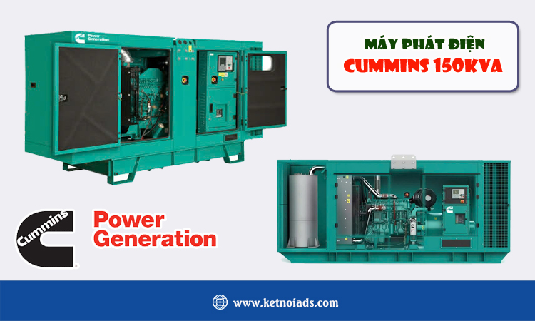 Máy phát điện Cummins 150kva 